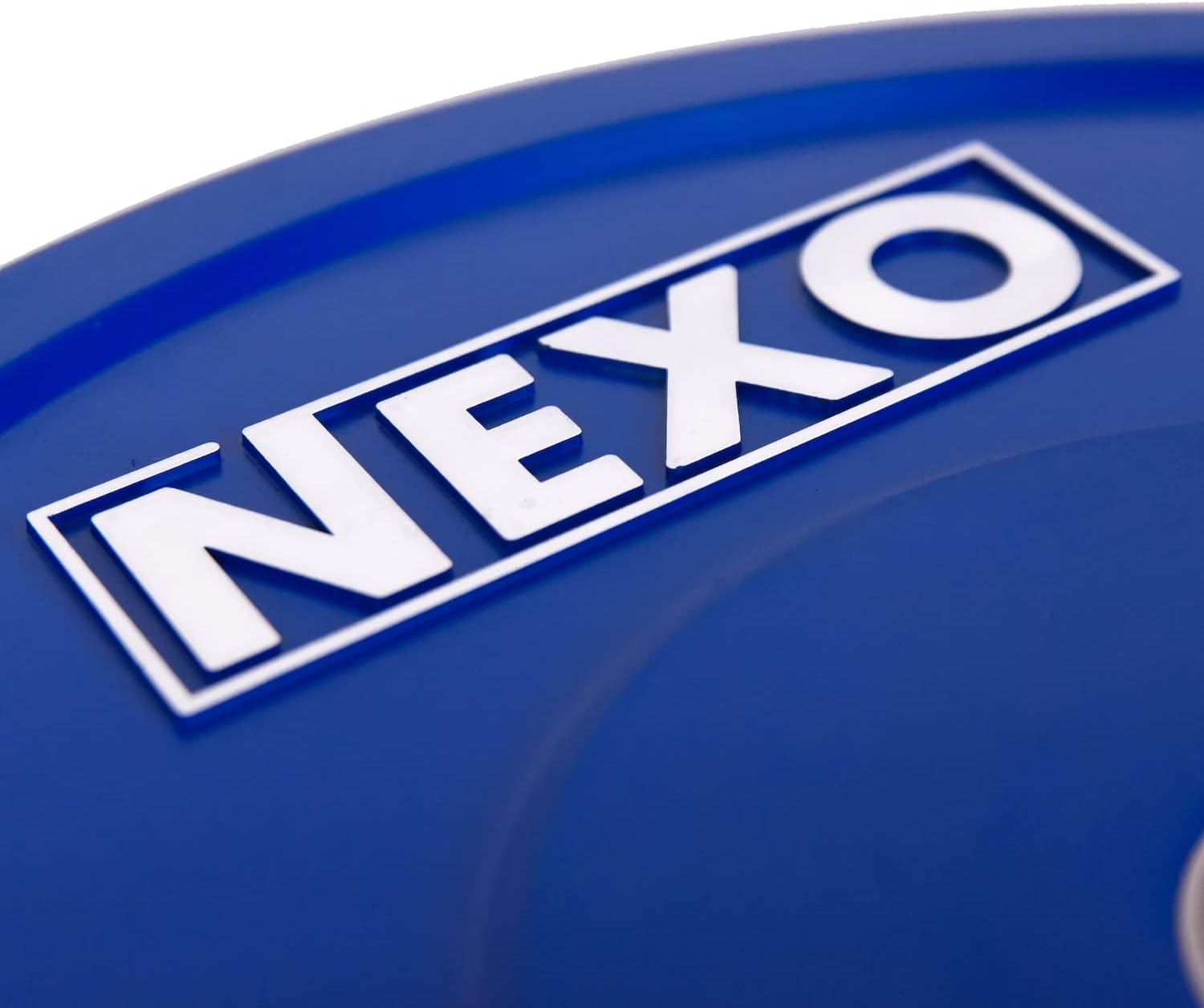 NEXO 45LB Rubber Bumper Plate Pair - Premium Matte Blue Finish 2x 45LB Cross Training Weight Plates