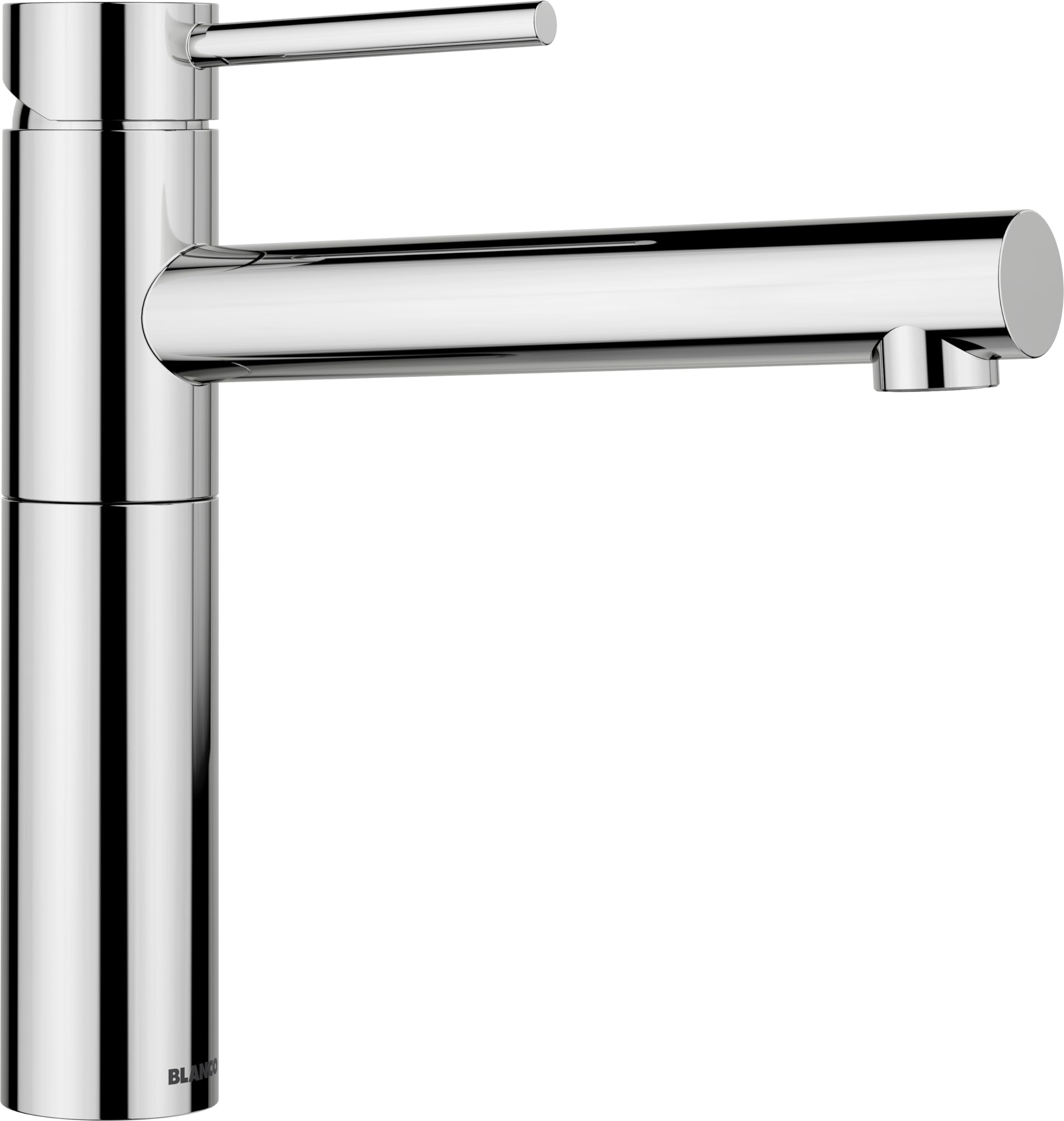 BLANCO ALTA-F II | Acero inoxidable cromado | Alta presión | Grifo de ventana para montaje delante de una ventana | Cartucho de cerámica | Calidad del agua asegurada y ahorro de agua