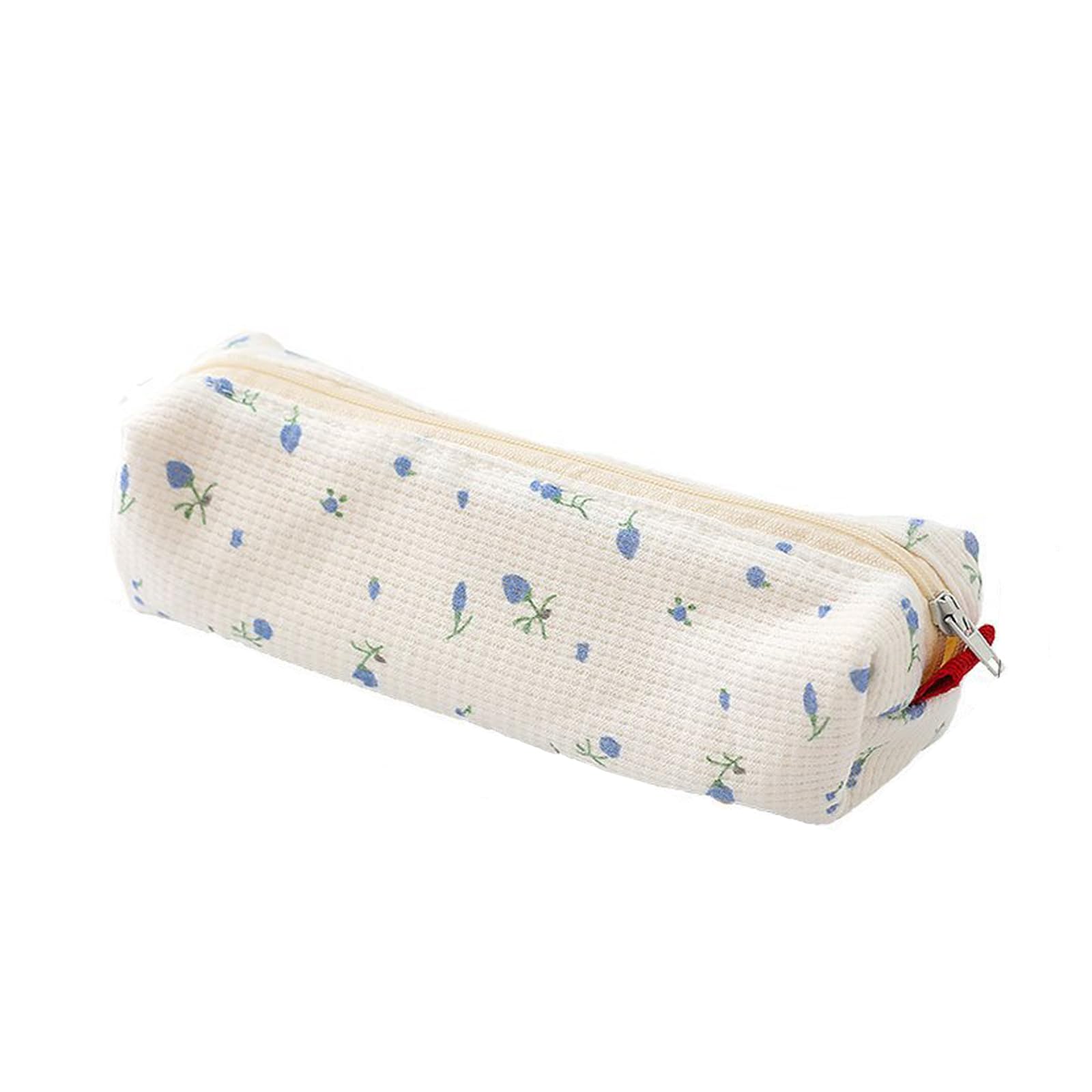 Qiwenr Pencil Case, Cosmetic Bag, Aesthetic Pencil Case, Floral Pattern Toiletry Bag, for Makeup Bags, Wallets, Suitable for Daily use and Travel — image 1