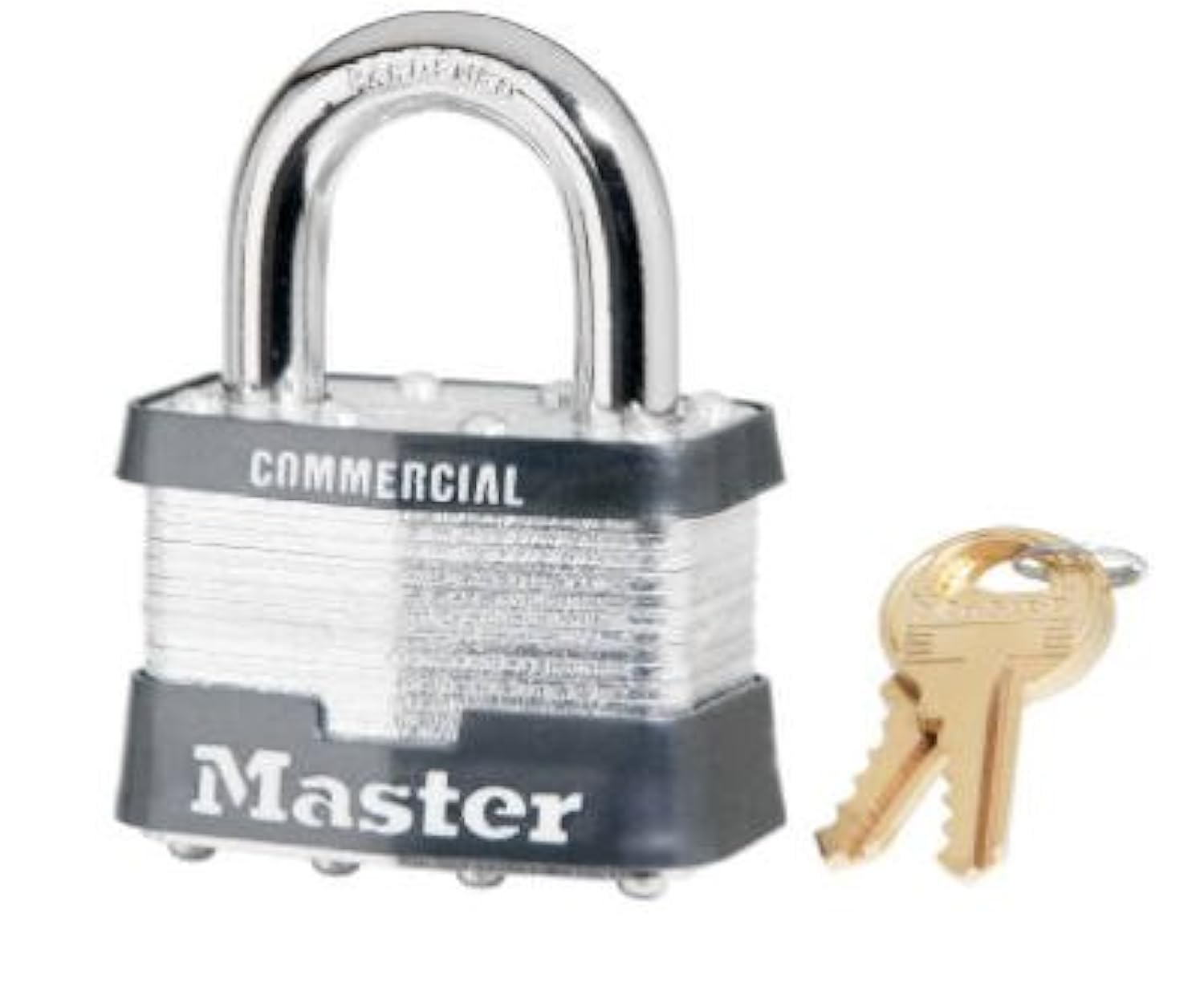 Master Lock 5KA-A297 Candados laminados con llave igual de 5 cm - Cantidad 77