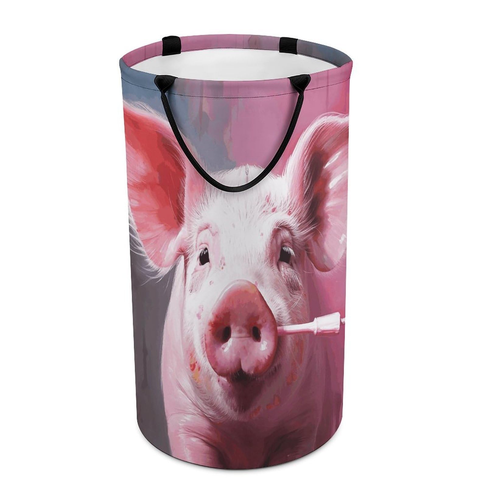 Adfgyerh Style Smiling (12) Laundry Basket ，Foldable Waterproof Model ，Laundry Hamper ，Handles On Both Sides Easy To Move ，Storage Basket For Bedroom, Bathroom, Dorm, Laundry Room.