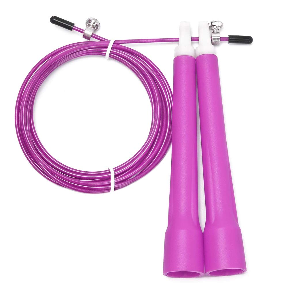 GOCART WITH G LOGO Plastic Extra Fast Adjustable Jump Rope (Purple)