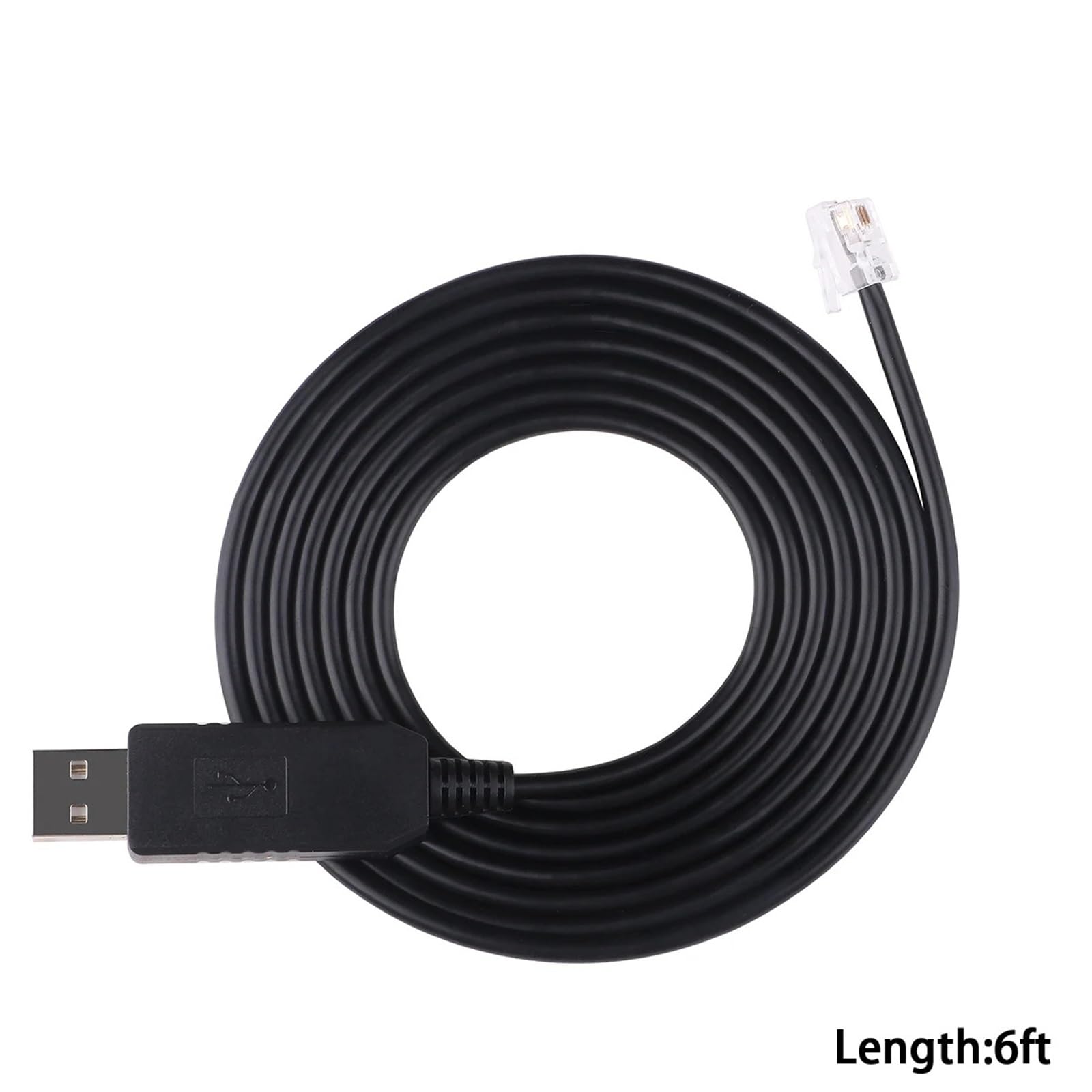 Câble de Mise à Niveau PL2303 USB vers RJ9 RJ10 RS232, câble série(3 Meter)