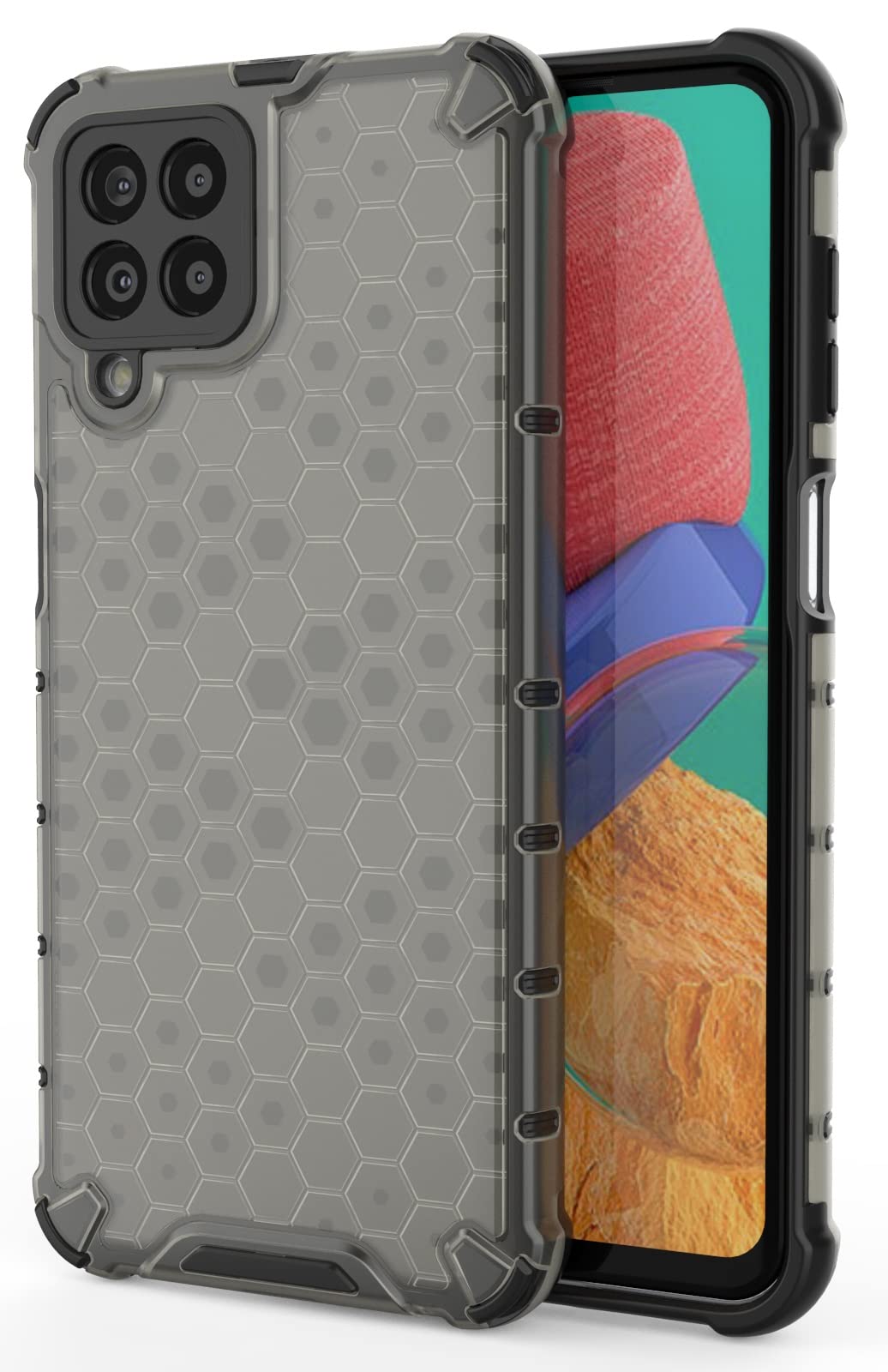 Gorilion Back Case Cover for Samsung Galaxy M33 5G | Stylish Case - Black (B0B5XSWFKY) Amazon Price History, Amazon Price Tracker