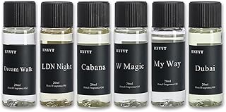 Hotel Collection Fragrance Oil Set 20 mL / 0.68 fl oz – Luxury Aromatherapy Essential Oils for Diffuser & Home Scenting, Inspired by Iconic 5-Star Hotels – 6 Premium Scents Gift Set