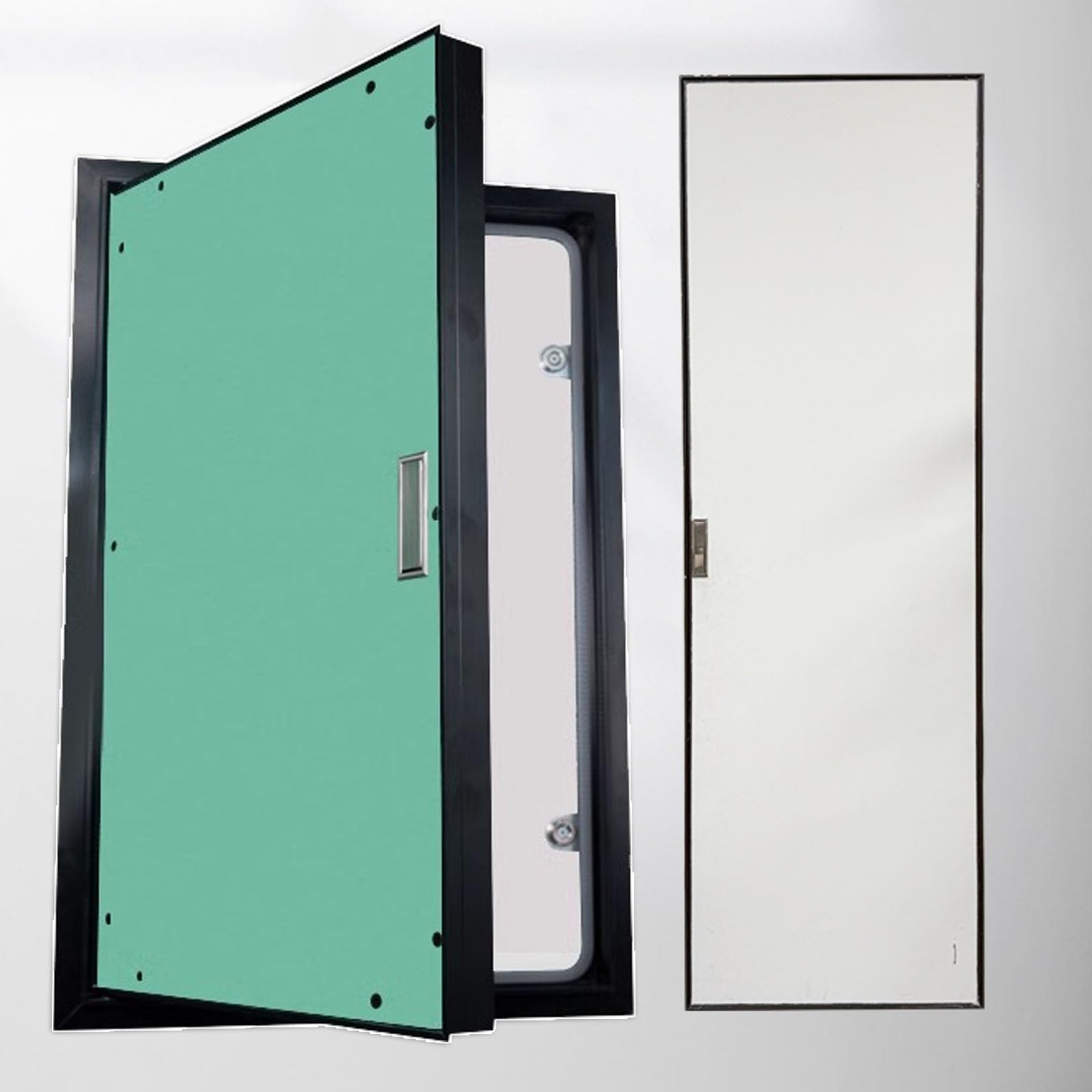 Puerta de panel de acceso de metal empotrado para inspección de plomería y techos de yeso