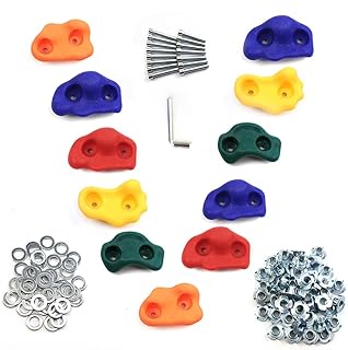 Climbing holds 10 pcs with 5 colors climbing wall play sets accessories rock hold attachments