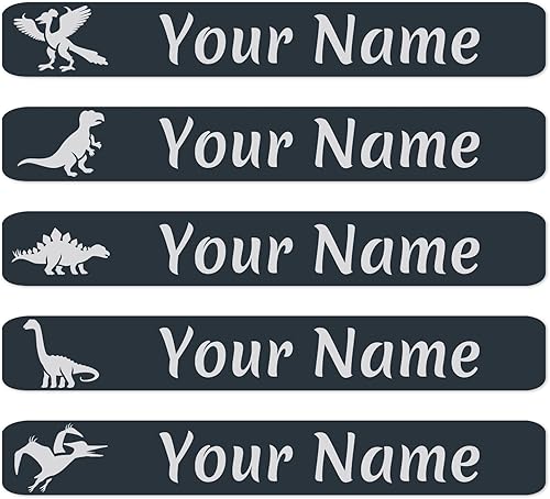 Miniatura 11 de 100 calcomanías personalizadas con nombre para niños, etiquetas de vinilo personalizadas, impermeables, para papelería escolar, libros, botellas