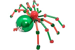 Christmas Tree Buckle Beaded Spiders Ornaments