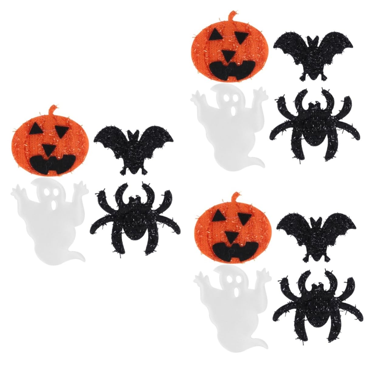 Accessoires tissu Halloween VILLCASE 180 pièces chauve-souris et citrouille