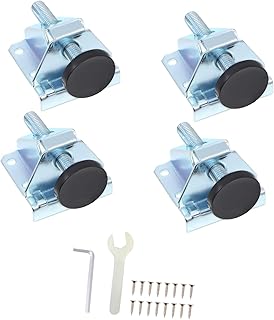 Housoutil 1 Set 4pcs Leveler Furniture Desk Legs Table Leg Heavy Duty Table Legs Adjustable Desk Legs Metal Desk Legs Durable Furniture Levelers Furniture Leveling Tool Tables and Chairs