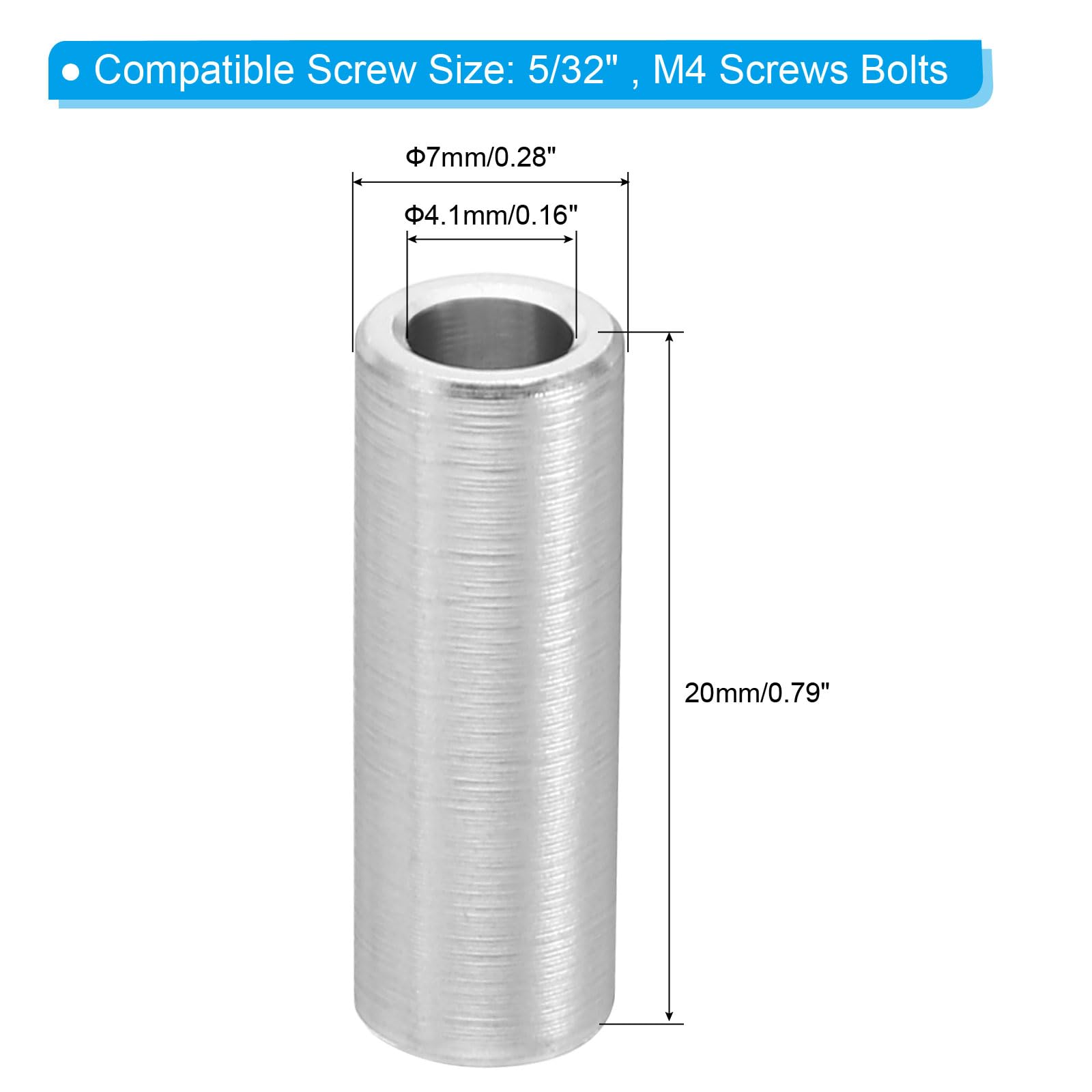 PATIKIL M4 Aluminum Spacers - Image 2