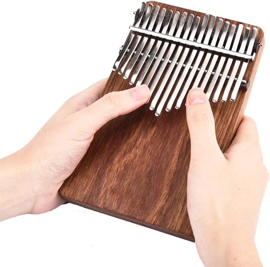 Mini Finger Kalimba Thumb Piano Kalimba 17 Touches Portable Thumb Piano Matériau en Bois Massif + Sac de Rangement Sac… - Les Beatles, Paul McCartney, John Lennon, RIngo Starr, George Harrison Mini Finger Kalimba Thumb Piano Kalimba 17 Touches Portable Thumb Piano Matériau en Bois Massif + Sac de Rangement Sac… – Image 5