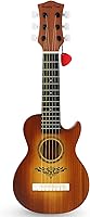 Vista 12 de Guitarra acústica de 23 pulgadas, guitarra de juguete de 6 cuerdas para niños, cuerdas de acero realistas, primer instrumento musical para Natural