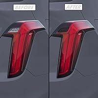 Vista 12 de SlickMod Tinte de humo de vinilo precortado para Cadillac CT4 2020-2023 (20% humo oscuro, 1. luz trasera)