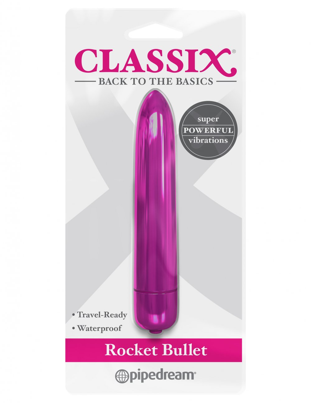 Classix Rocket Bullet Vibrator - Pink