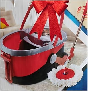 جردل شرشبوبة دوارة | جردل أوتوماتيكية | جردل بصرة استانلس | مزود بعجلة و يد سحب مع عصرة إضافية و 2 شروبة غيار