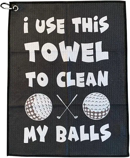 SHANKITGOLF Funny Golf Towel, Printed Golf Towels for...