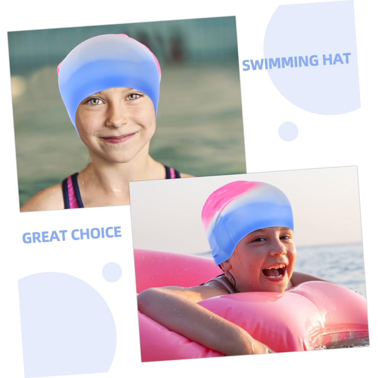 HANABASS 10 Piezas Gorro Natación para Adultos Unisex Protección Cabello Resistente para Piscina y Baño