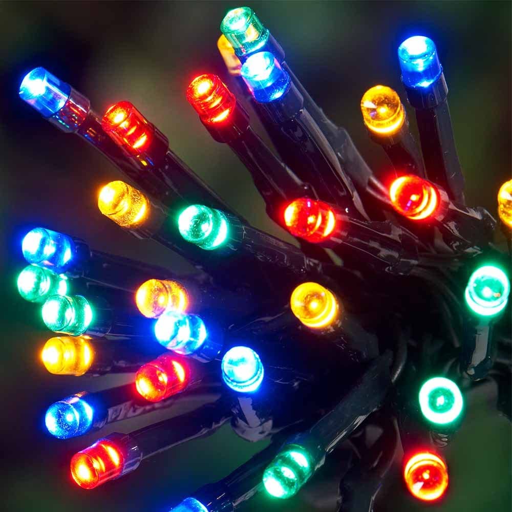 GSD 50/100/200 LEDs Battery Operated Fairy Lights Waterproof Indoor/Outdoor 8 Changing Modes Timer Christmas Wedding Party Birthday Decorations (50 LED's, Multi-Coloured) โ image 1