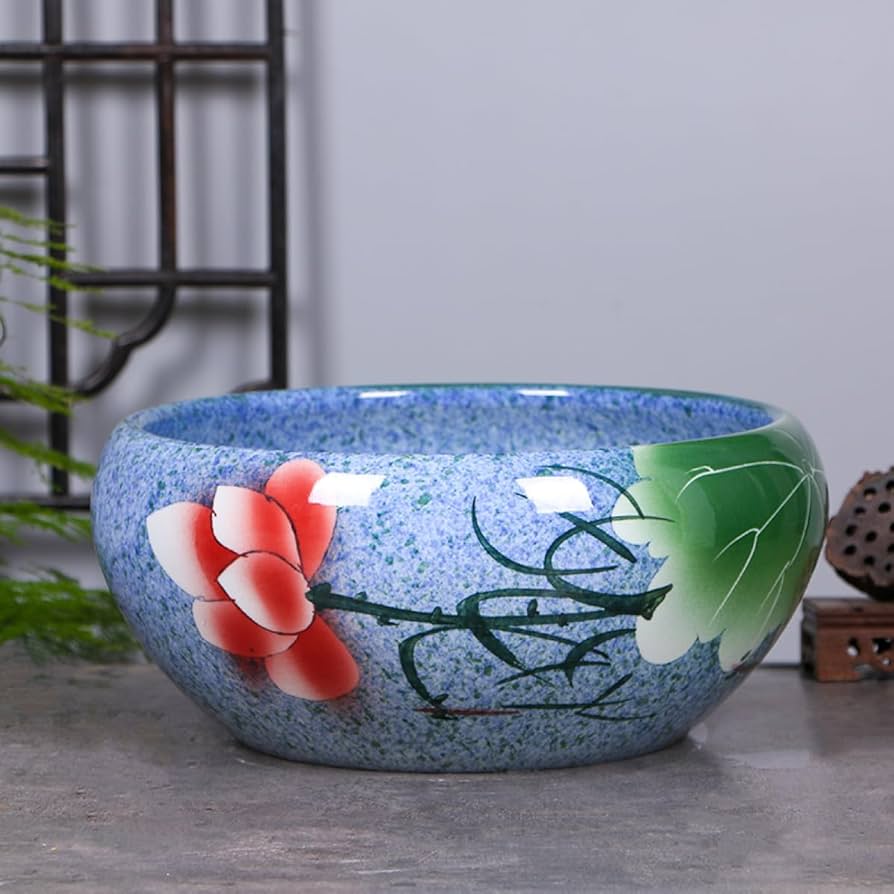 Amazon｜植木鉢 大きい 盆栽 軽い鉢 底穴有 フラワーベース タイプ20