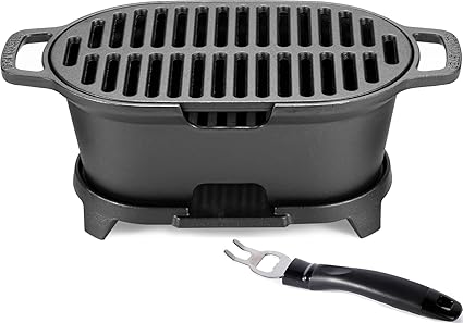 IRONMAX Mini Hibachi Grill Outdoor, Portable Small Charcoal Grill and