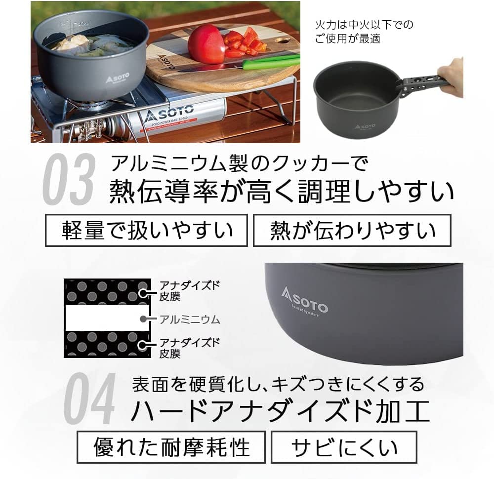 Amazon | ソト(SOTO) ナビゲータークックシステム SOD-501 +