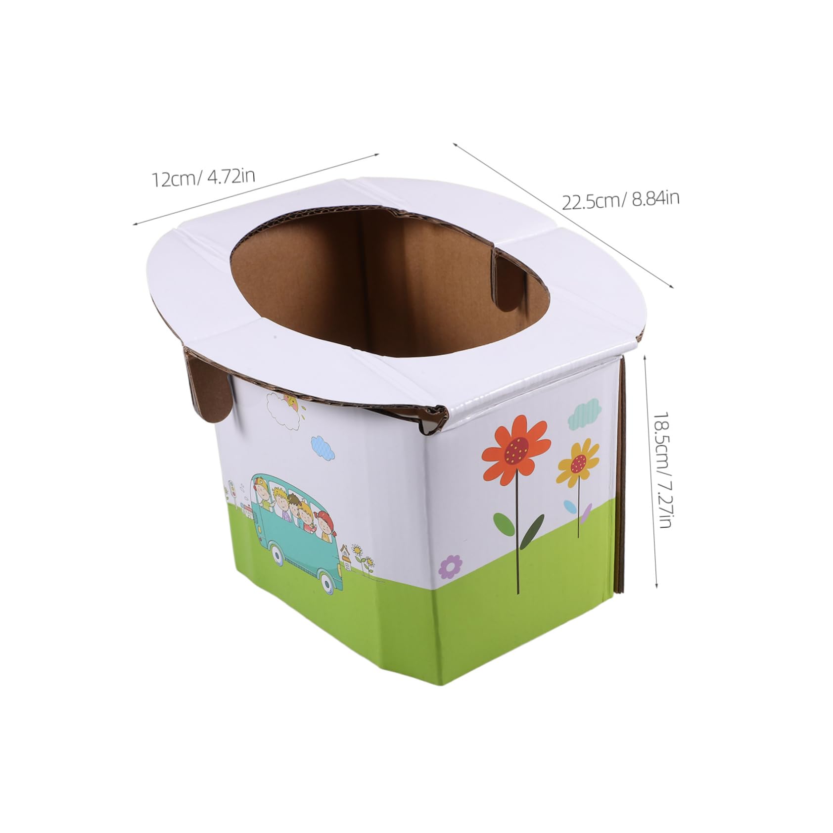 HEMOTON Folding Baby Potty Seat Portable Travel Potty for Toddler 10 Reusable Bags