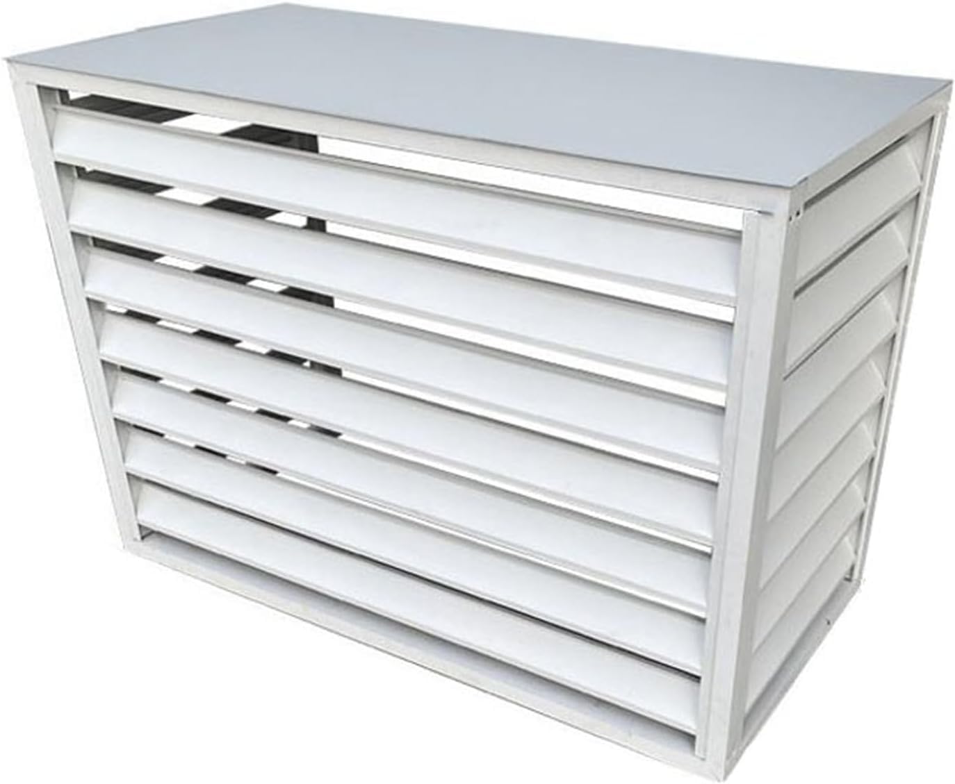 Écran de confidentialité de climatiseur en aluminium contre le vis-à-vis