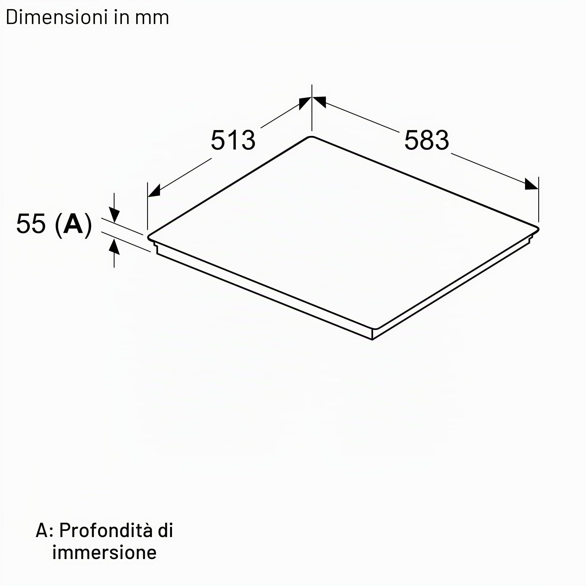 NEFF T66STX4L0 - Piano cottura a induzione N90, piano cottura autosufficiente in vetroceramica, larghezza 60 cm, Twist Pad, Flex Induction, Home Connect, Smart Hood Automatic, sospeso, nero