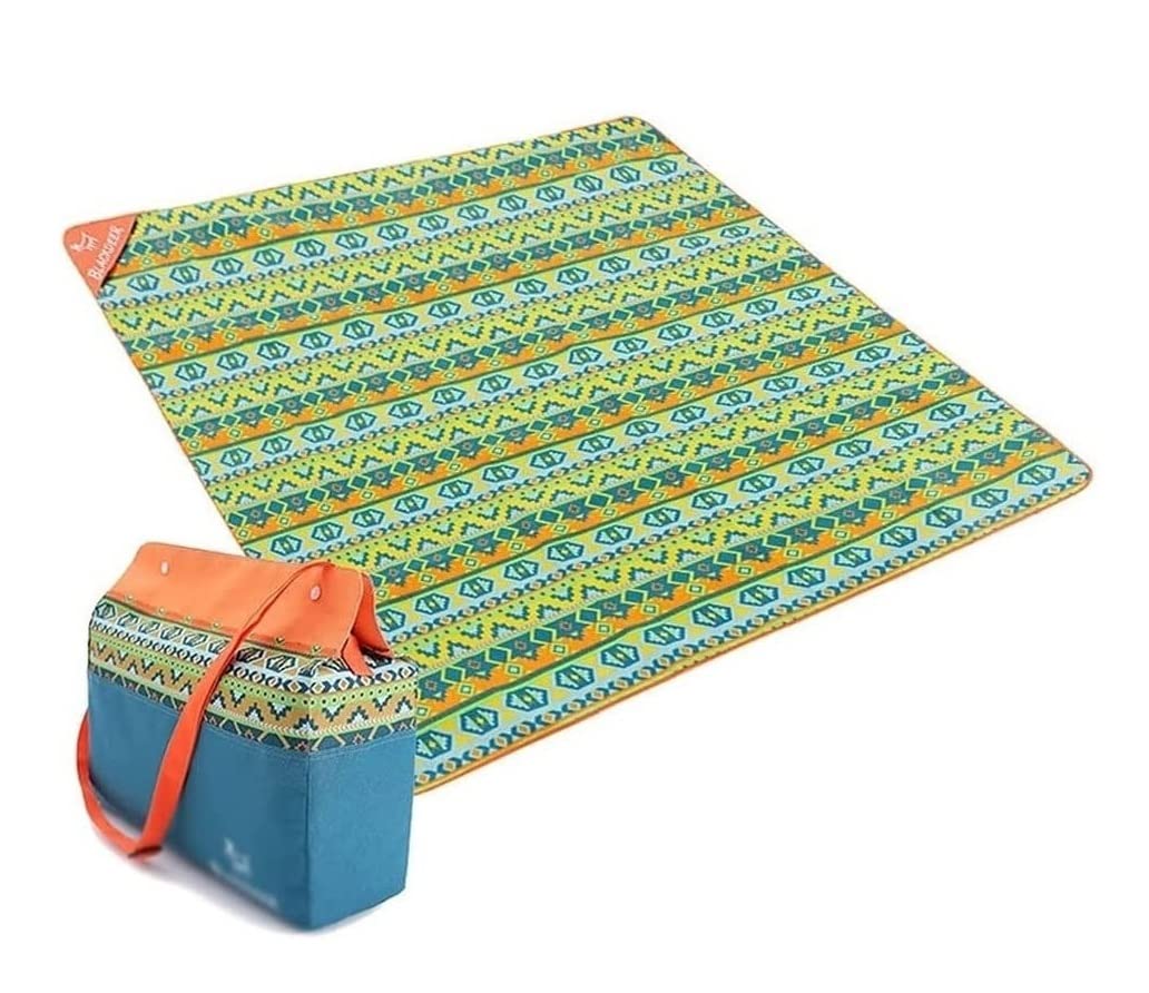 Telo Picnic Coperta da Picnic Tappetino Campeggio Impermeabile for Esterni Portatile for Escursioni nel Parco Viaggi for in Famiglia sull'erba Tappetino Esterno(E)