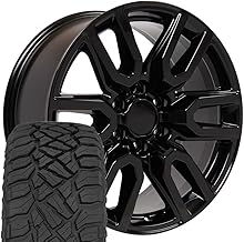 OE Wheels CV36 20x9 Gloss Black Rims 20 Inch Set of 4, 6x139.7 Wheels