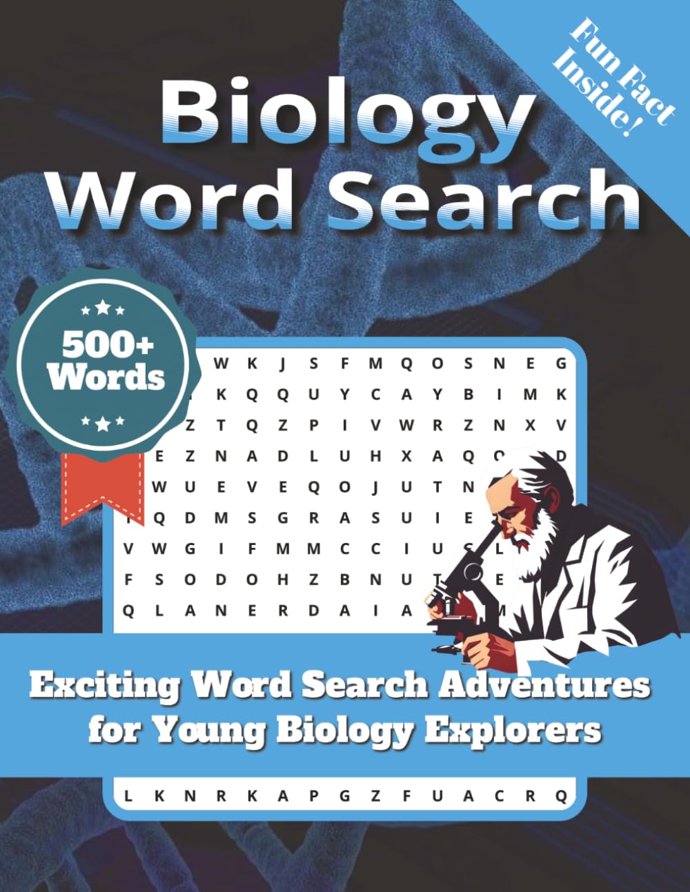 Biology Word Search Puzzle Book: Word Searches with Easy to Read Print about biology, plants, cells, ecosystem and more | 8.5x11 inches, 113 pages | ... Gift For Vacation, Holiday, and Free Times.