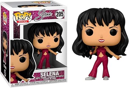 Miniatura 5 de Funko Selena (Burgundy Outfit) Pop! Figura de vinilo (paquete con funda protectora compatible con Pop Box), multicolor, 3.75 pulgadas