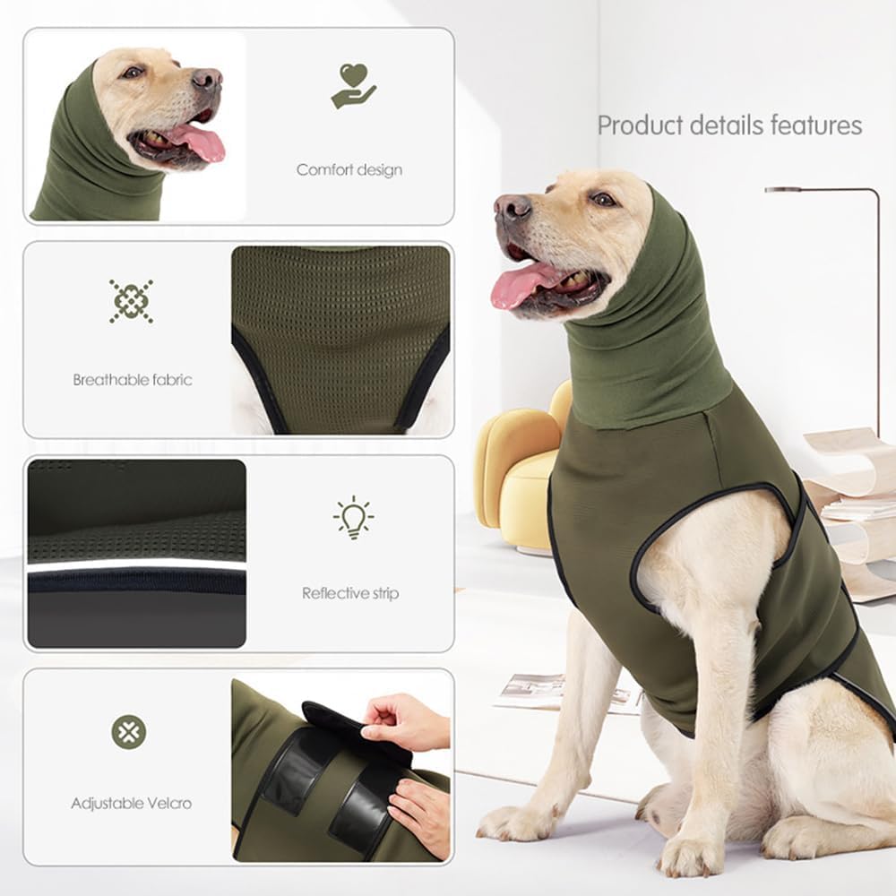 Cappotto Calmante Avvolgente Antistress Cane Vestito Rilassante Animale Domestico Giacca Compressione Terapeutica Taglia Xl