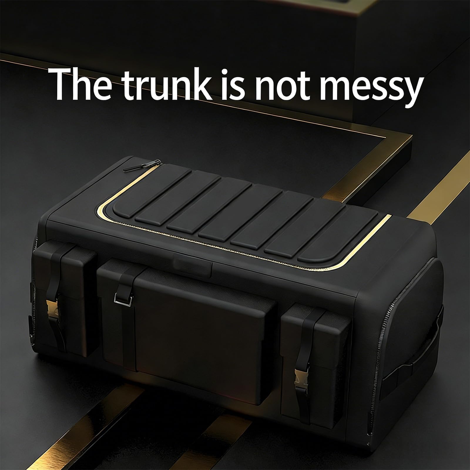 30/40/50/60/70L Tronco Organizzatore Contenitore Bagagliaio Auto Accessori Interni Pieghevole Organizzatore Antiscivolo Organizzatore