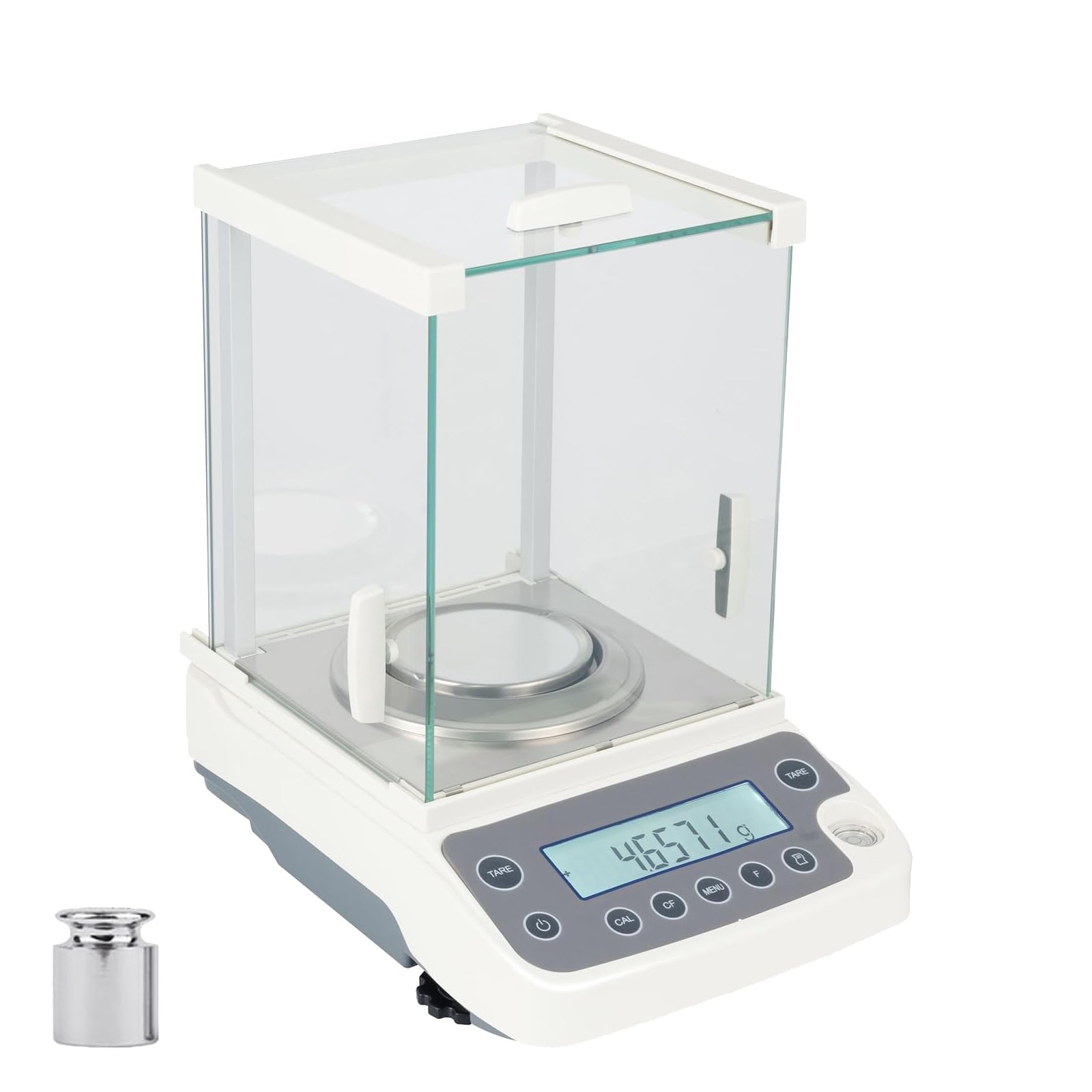Waga analityczna cyfrowa laboratoryjna, 0,0001 g wysoka precyzja wagi laboratoryjnej ze standardowym interfejsem USB i RS232, elektroniczna waga laboratoryjna z osłoną przeciwwiatrową