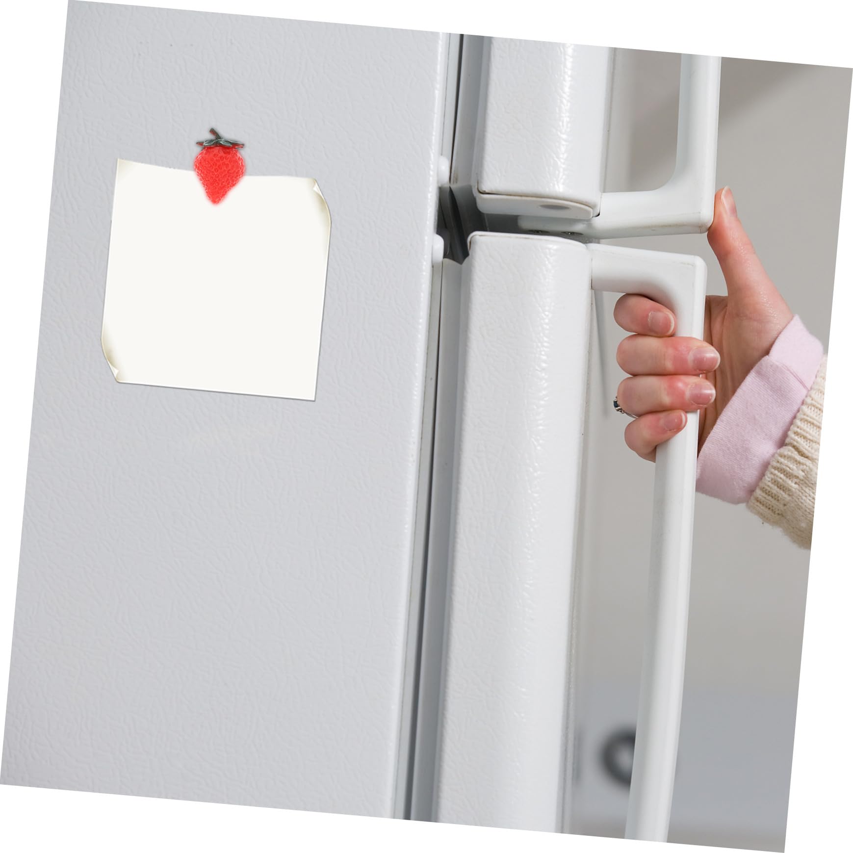 ABOOFAN 3 Sätze Erdbeerfliese Coole Kühlschrankmagnete Erdbeermagnete Für Den Kühlschrank Erdbeer-kühlschrankmagnete Aufkleber Magnete Für Kühlschrank Fruchtmagnete Rot PVC 6 Stücke * 3