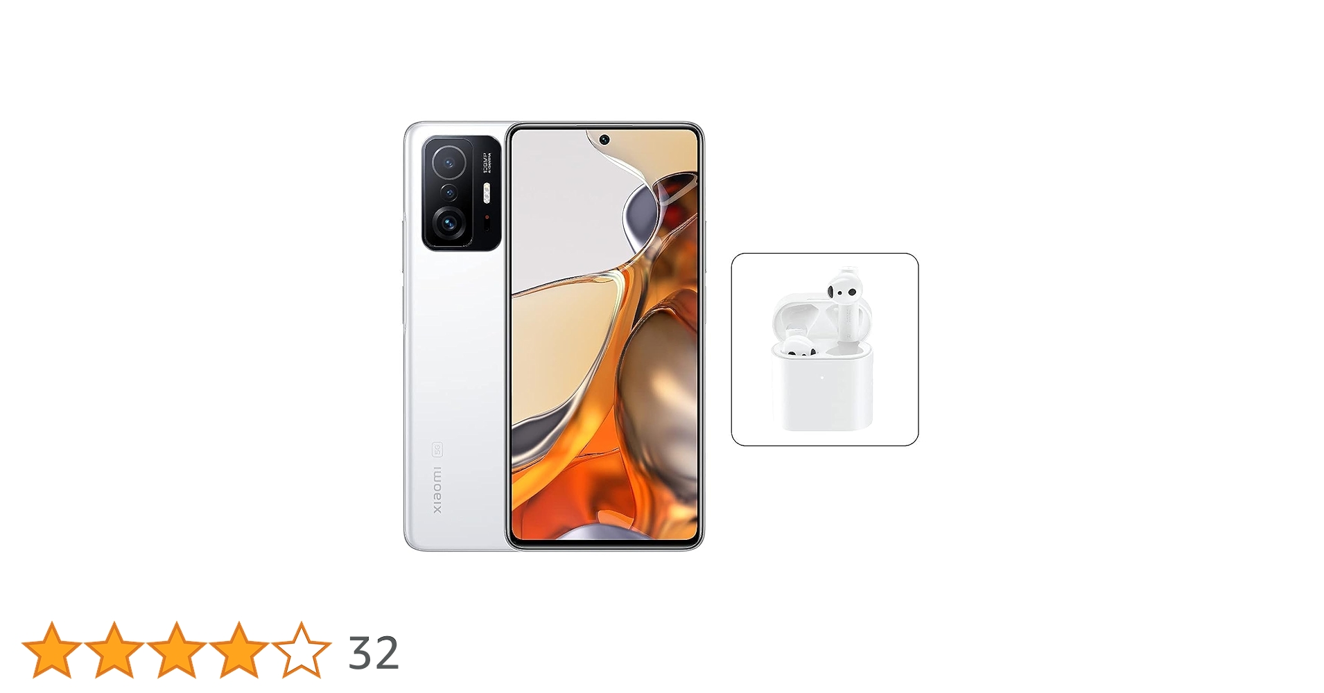 Xiaomi 11t pro ムーンライトホワイト128GB Renewed) Xiaomi 11T Pro 5G Hyperphone(Moonlight White,8GB