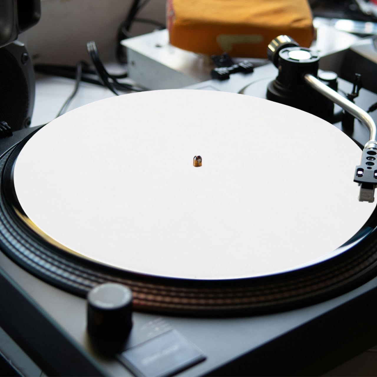 VICASKY Turntable Slipmat for Vinyl Record Anti-Static Felt Turntable Pad Record Player Mat Vinyl Disc Mat Replacement Accessories Platter Slipmat for Various Player - Image 3