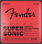 Fender 3250L Super Bullets Nickel Plated Steel Bullet End Electric Guitar Strings - Light