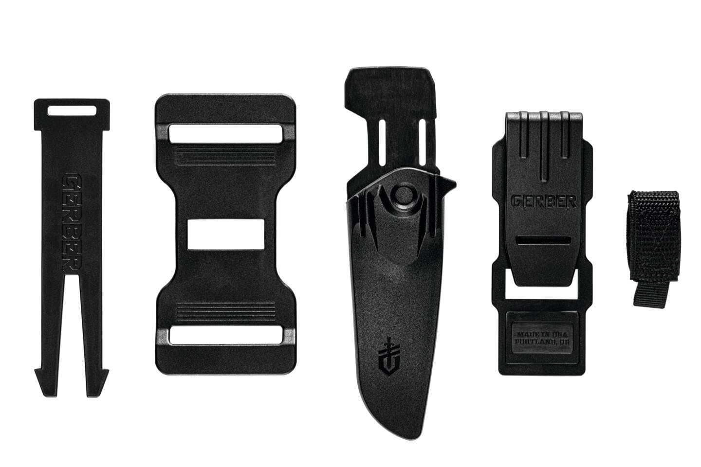 Gerber Coltello con fodero, Principle Bushcraft Fixed | Lunghezza lama: 9,4 cm, Acciaio inox, 30-001659