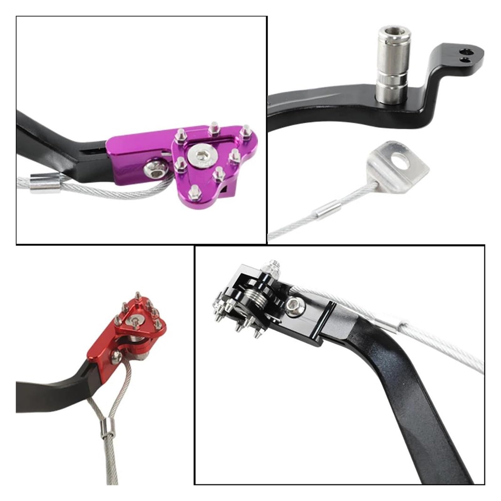 Leva Frizione PER CRF300L PER CRF 300L PER CRF 300 L 2021-2025 Leva Del Pedale Del Freno Posteriore FORgiato Per Moto Pieghevole Freno Frizione(4)