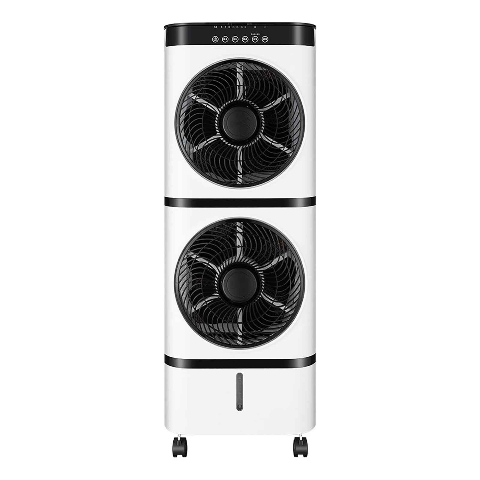 YCCYHQ Evaporative Cooler with Remote, 12H Timer, Double Layer Portable Swamp Cooler with Oscillation, 3 Speeds, Cooling Fan