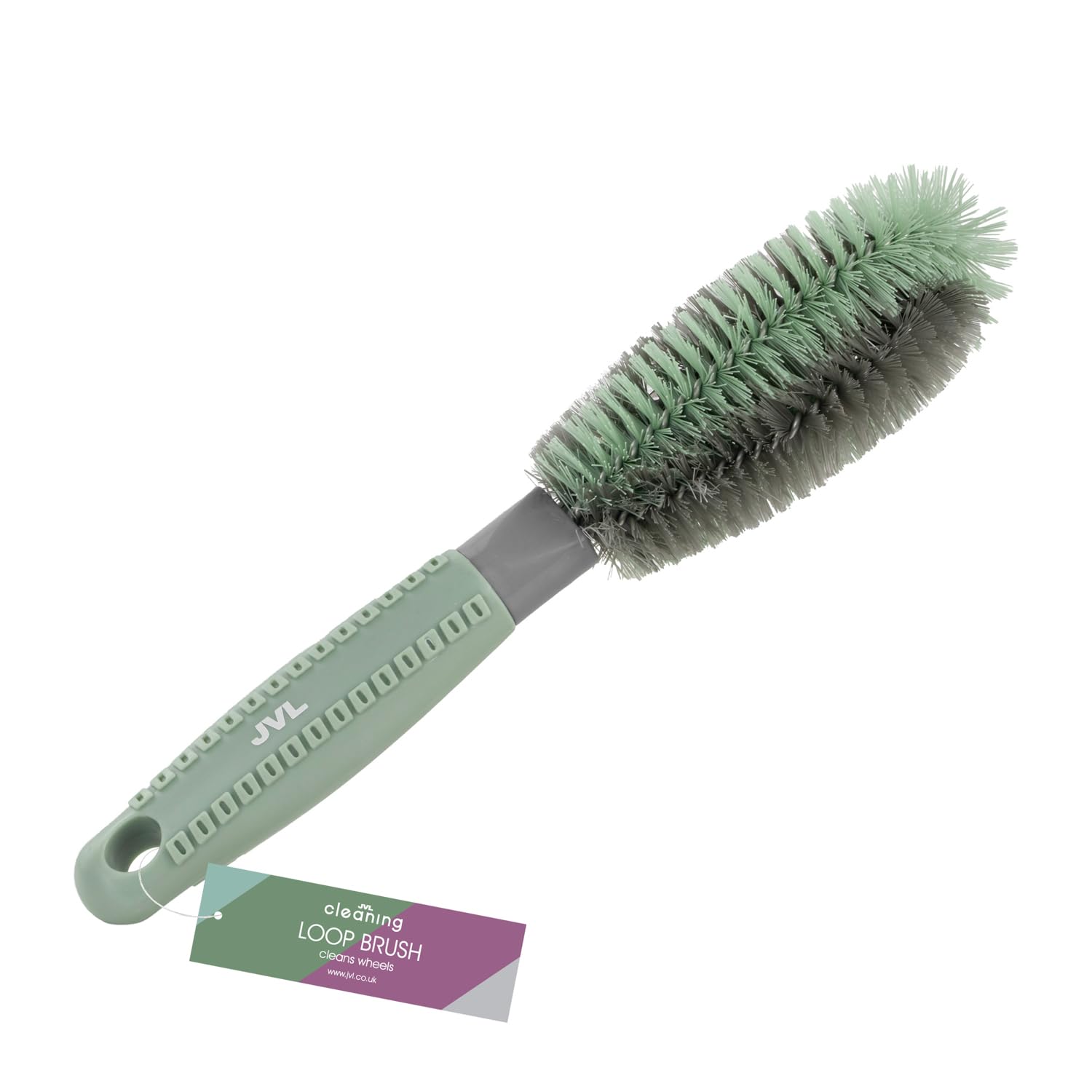 JVL Loop Car Cleaning Brush – Durable Scrubbing Brush for Wheels, Tyres & Car Exterior Cleaning