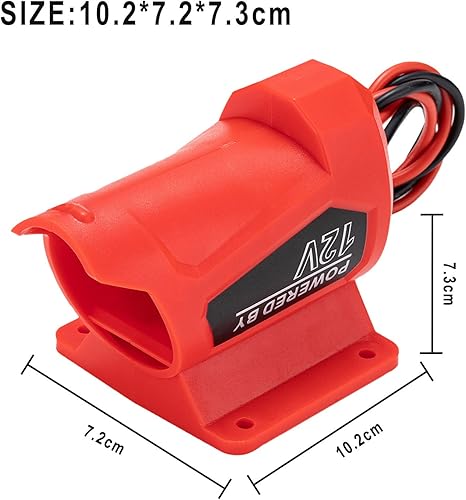 Miniatura 6 de Adaptador de batería de rueda eléctrica para Milwaukee 12V M12 batería con fusible calibre 14 para camión de paseo de bricolaje, robótica, juguetes