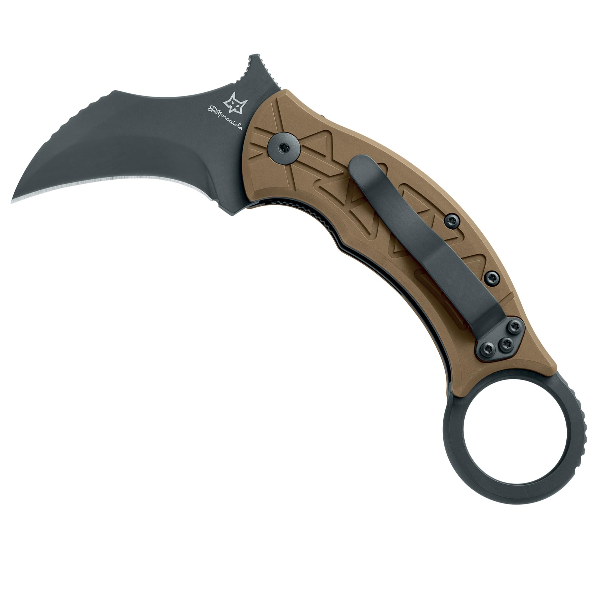 Amazon.com : Fox Knives Tribal K Karambit Knife FX-802 TiPVD