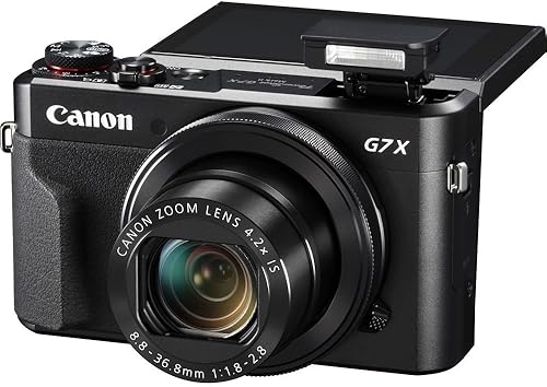 Miniatura 4 de Canon PowerShot G7 X Mark II Digital Camera (1066C001), 64GB Memory Card, Card Reader, Soft Bag, Flex Tripod, Hand Strap, Memory Wallet, Cleaning