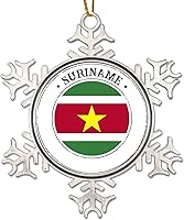 Vista 12 de Adorno de pavo para decoración del árbol de Navidad, bandera de pavo, copo de nieve de metal, adornos de Navidad, bandera nacional, recuerdo