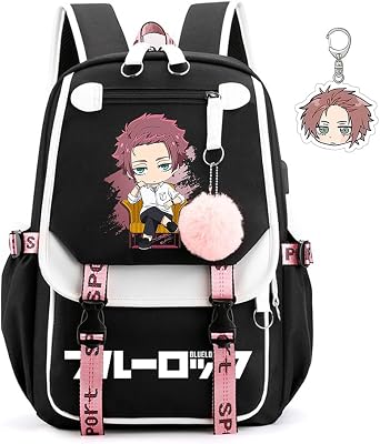 Anime Backpack Unisex Women Men Rucksack Backpack Anime Bag Kawaii